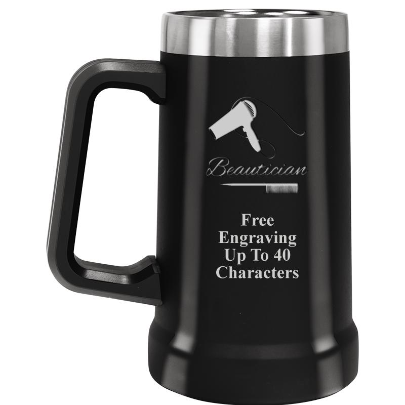 BEER MUG 24OZ BLACK
