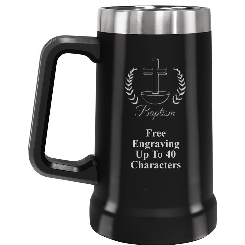 BEER MUG 24OZ BLACK
