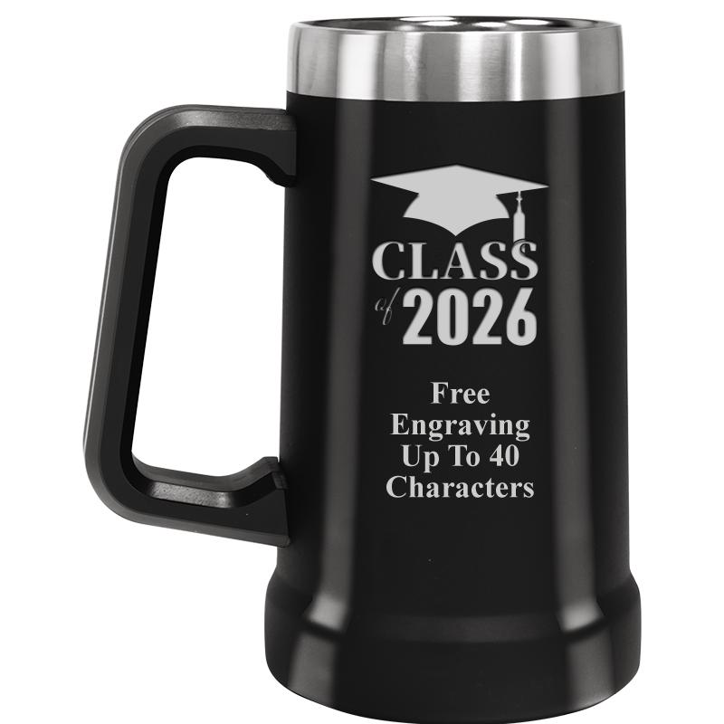 BEER MUG 24OZ BLACK