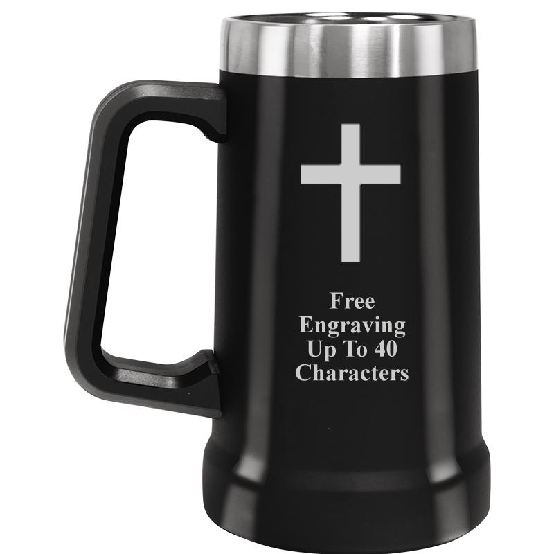 BEER MUG 24OZ BLACK