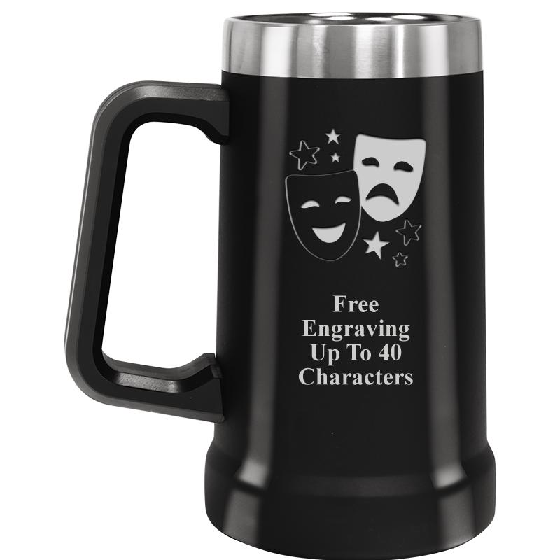 BEER MUG 24OZ BLACK