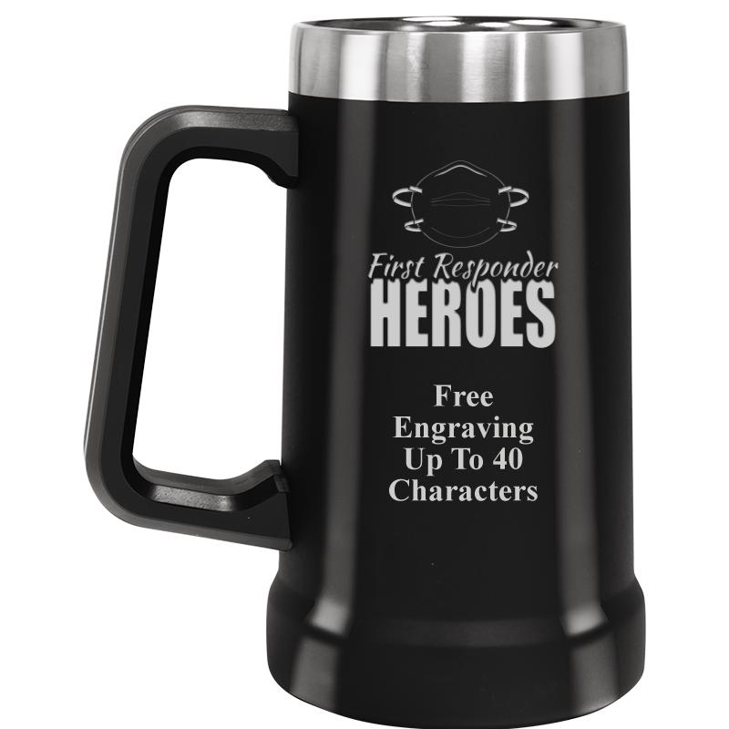 BEER MUG 24OZ BLACK