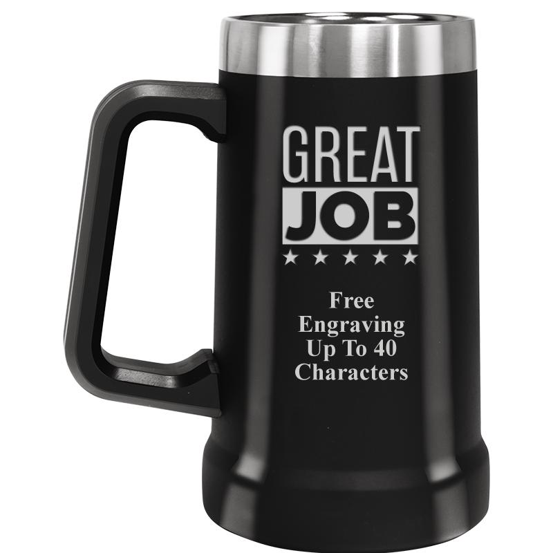 BEER MUG 24OZ BLACK