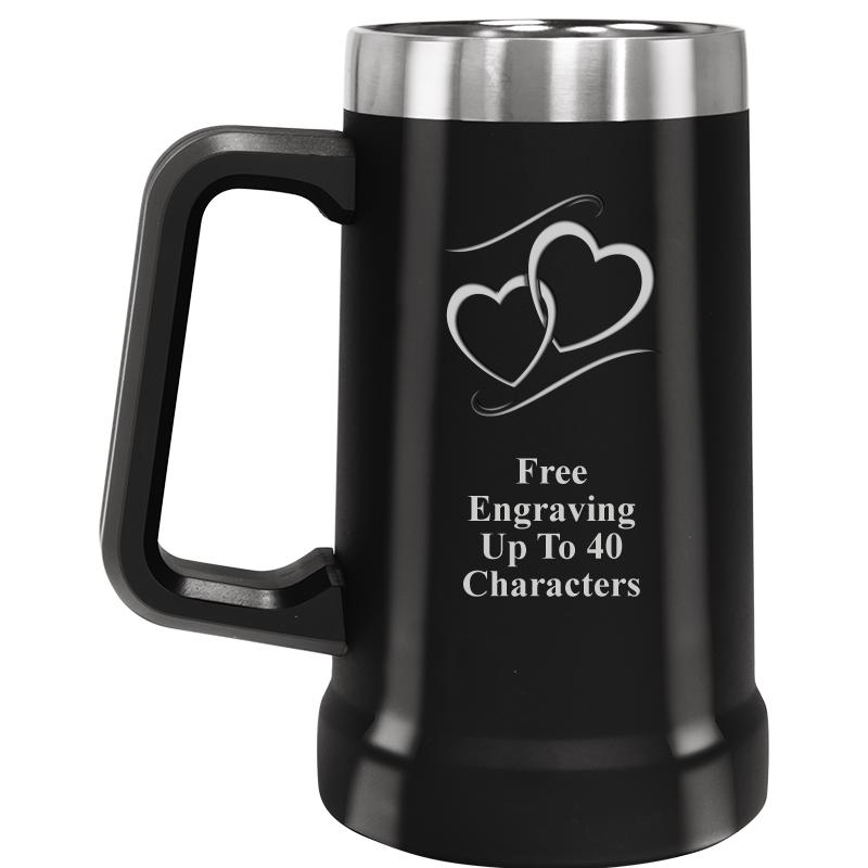 BEER MUG 24OZ BLACK