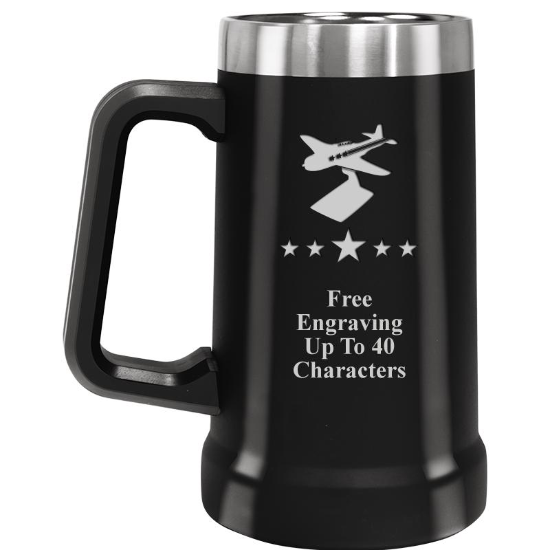 BEER MUG 24OZ BLACK