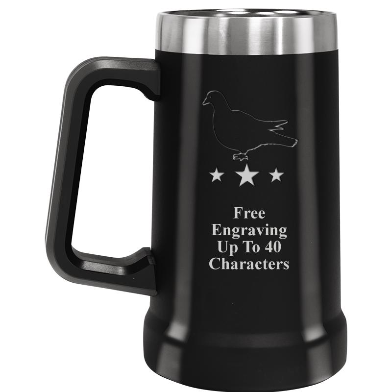 BEER MUG 24OZ BLACK