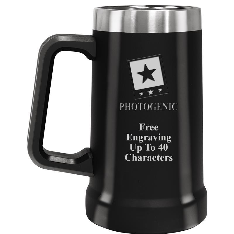 BEER MUG 24OZ BLACK