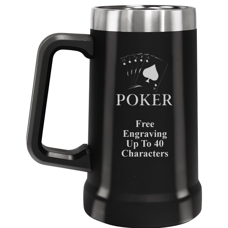 BEER MUG 24OZ BLACK