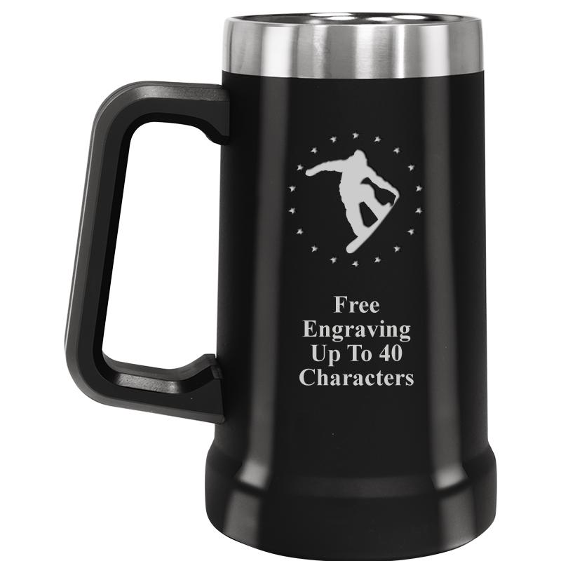 BEER MUG 24OZ BLACK