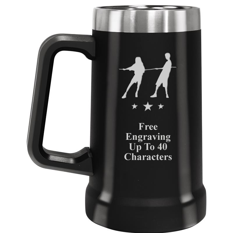 BEER MUG 24OZ BLACK