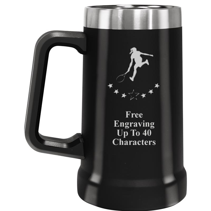 BEER MUG 24OZ BLACK