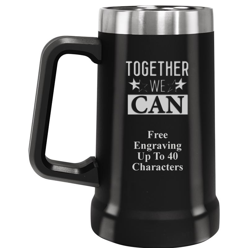 BEER MUG 24OZ BLACK