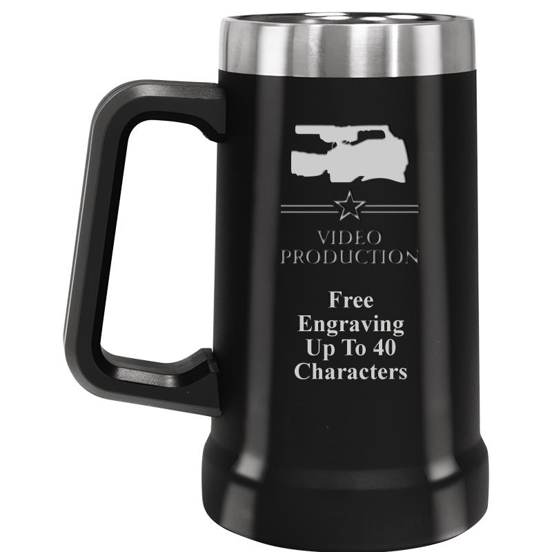 BEER MUG 24OZ BLACK
