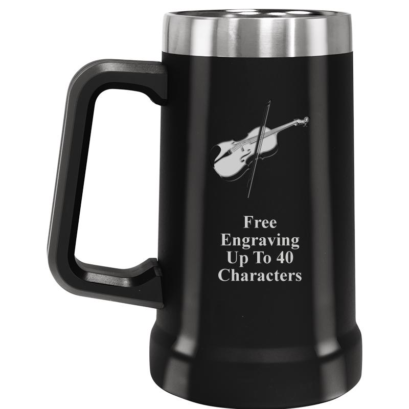 BEER MUG 24OZ BLACK