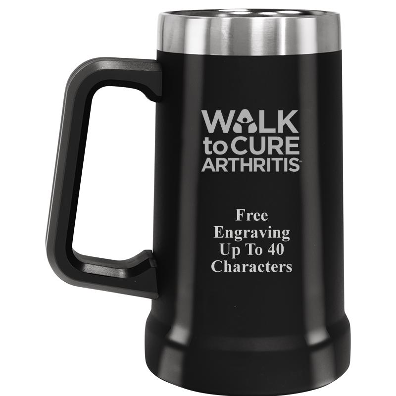 BEER MUG 24OZ BLACK