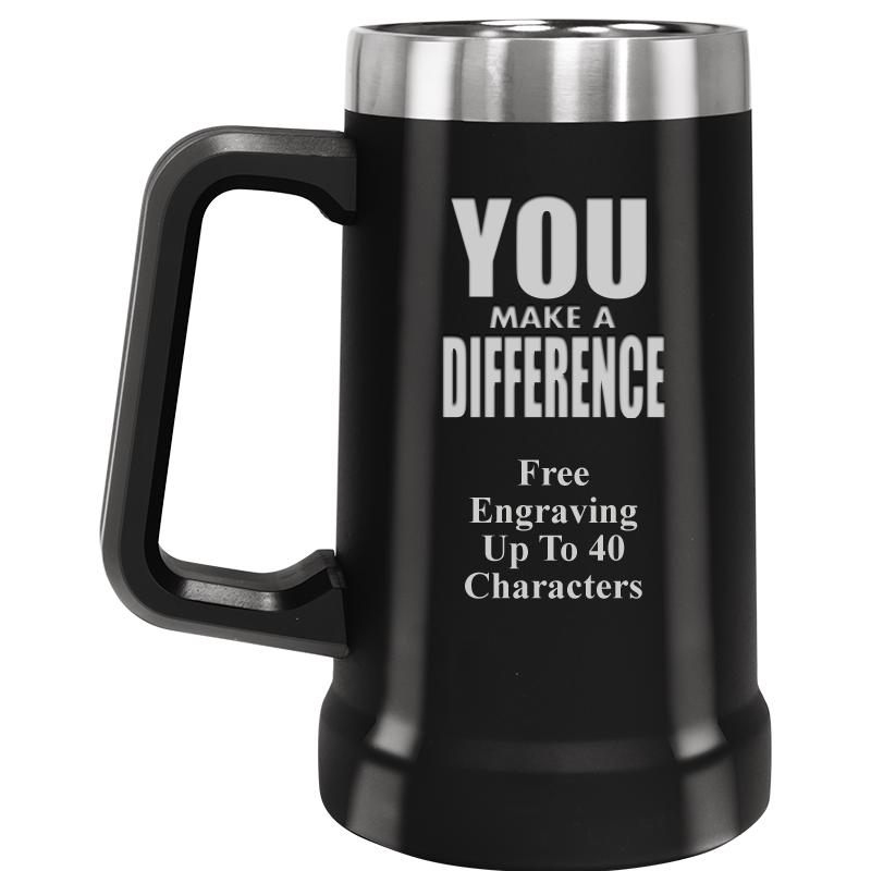 BEER MUG 24OZ BLACK