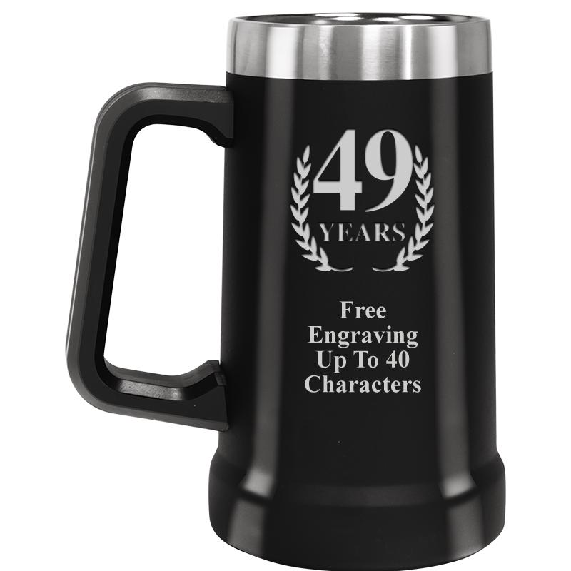 BEER MUG 24OZ BLACK