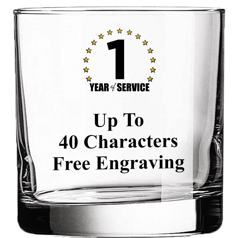 CLR DBL OLD FASHN 10.5OZ GLASS