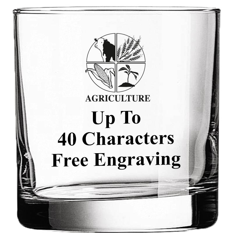 CLR DBL OLD FASHN 10.5OZ GLASS