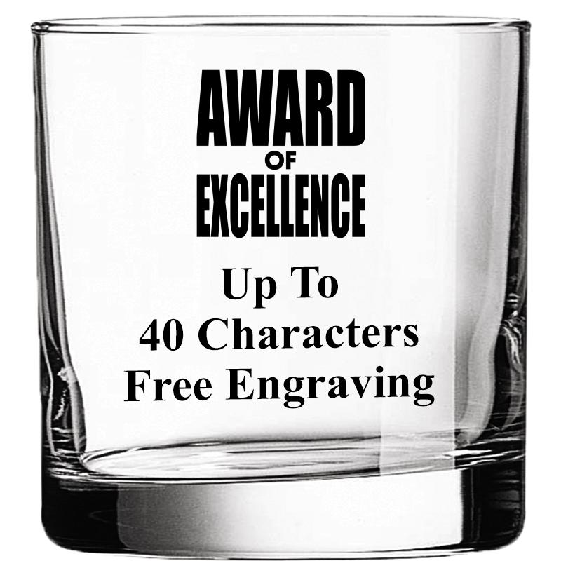 CLR DBL OLD FASHN 10.5OZ GLASS