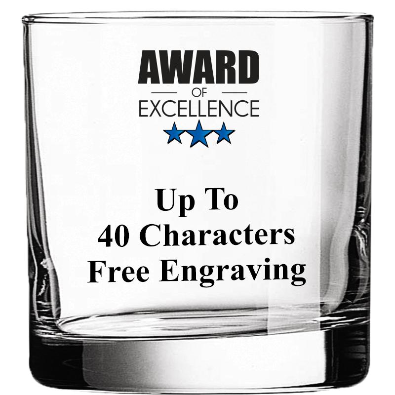 CLR DBL OLD FASHN 10.5OZ GLASS