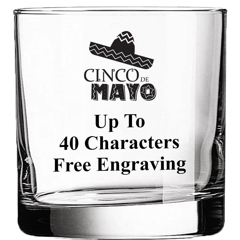 CLR DBL OLD FASHN 10.5OZ GLASS