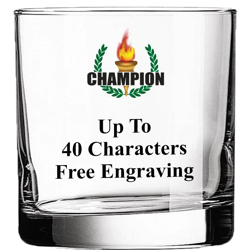 CLR DBL OLD FASHN 10.5OZ GLASS