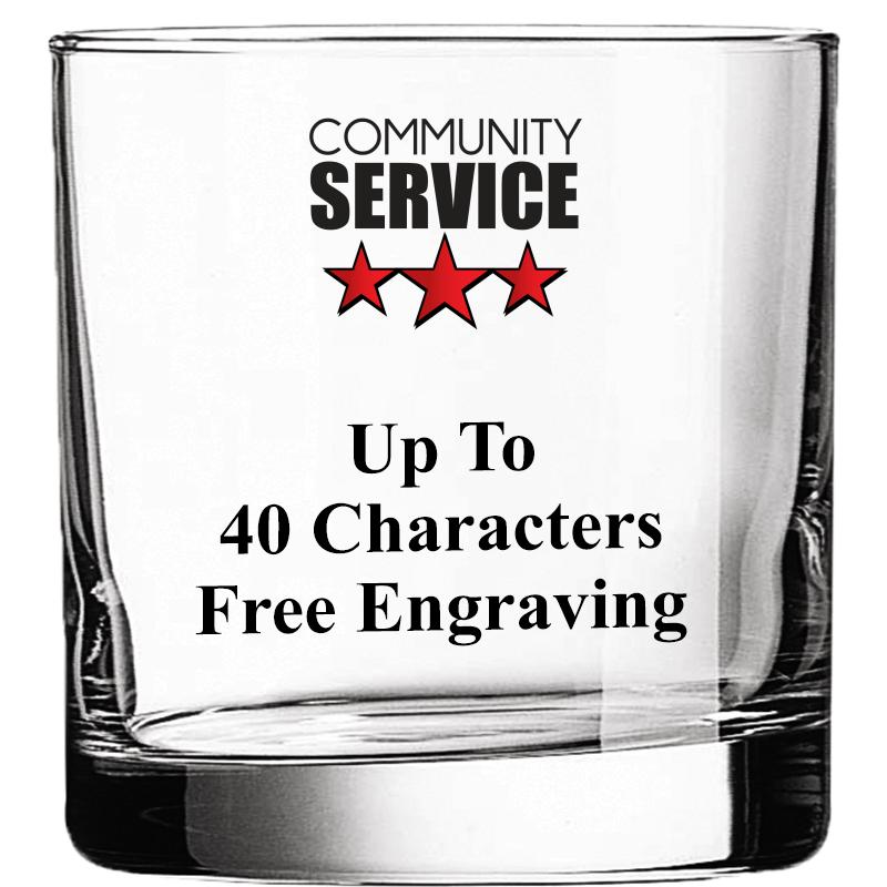 CLR DBL OLD FASHN 10.5OZ GLASS