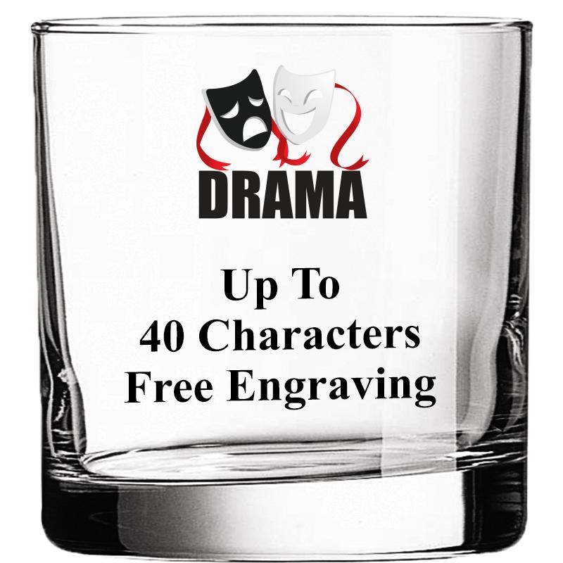 CLR DBL OLD FASHN 10.5OZ GLASS