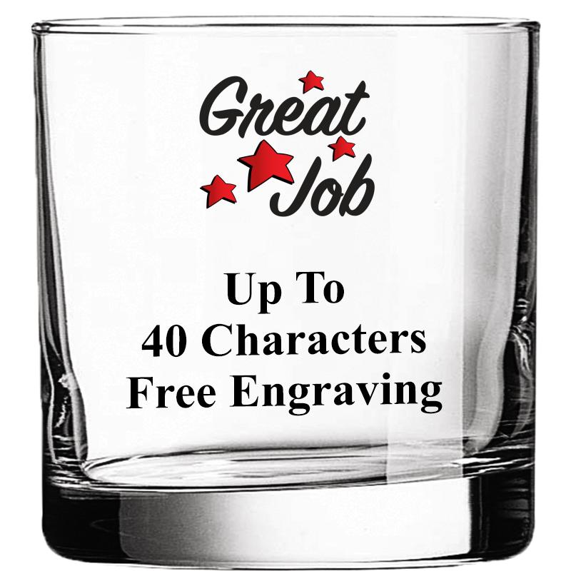 CLR DBL OLD FASHN 10.5OZ GLASS