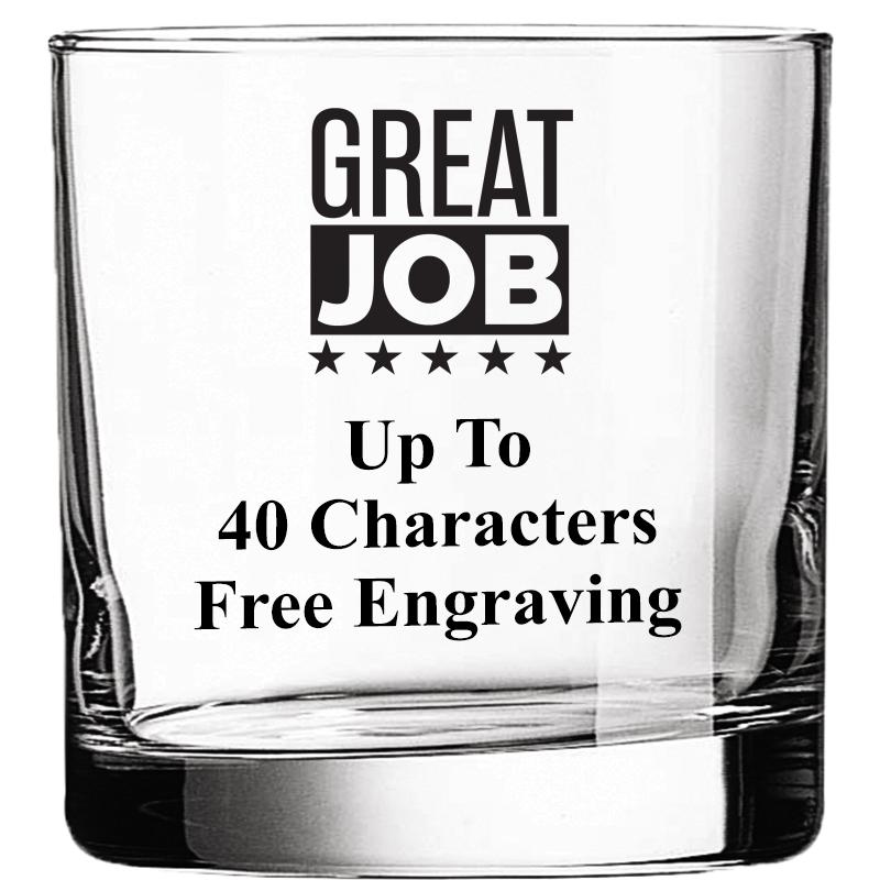 CLR DBL OLD FASHN 10.5OZ GLASS