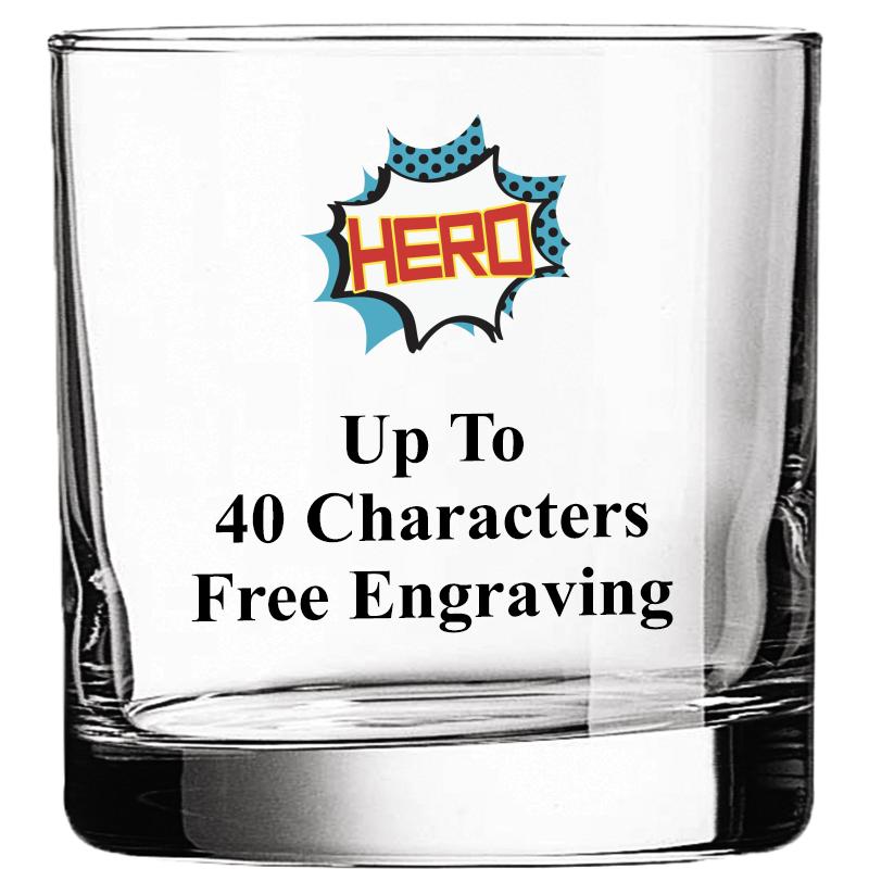 CLR DBL OLD FASHN 10.5OZ GLASS