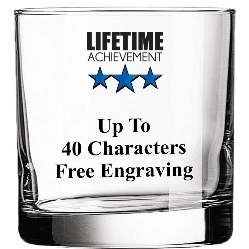 CLR DBL OLD FASHN 10.5OZ GLASS