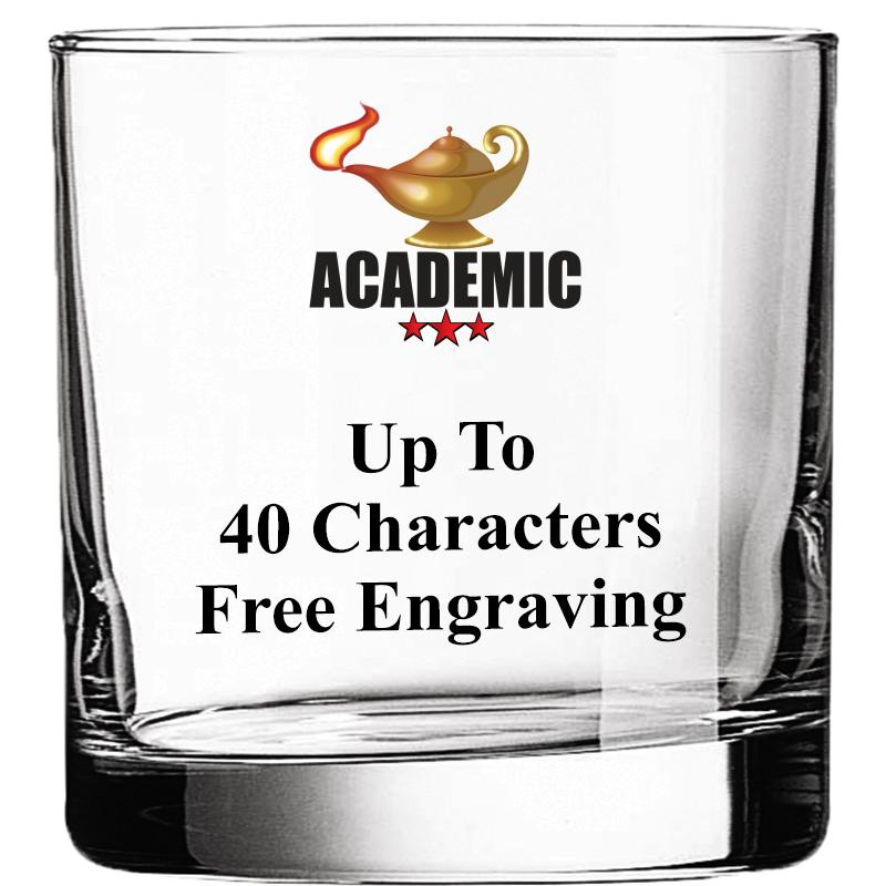 CLR DBL OLD FASHN 10.5OZ GLASS