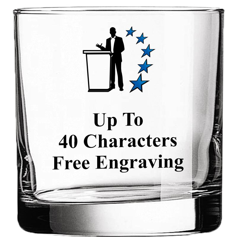 CLR DBL OLD FASHN 10.5OZ GLASS