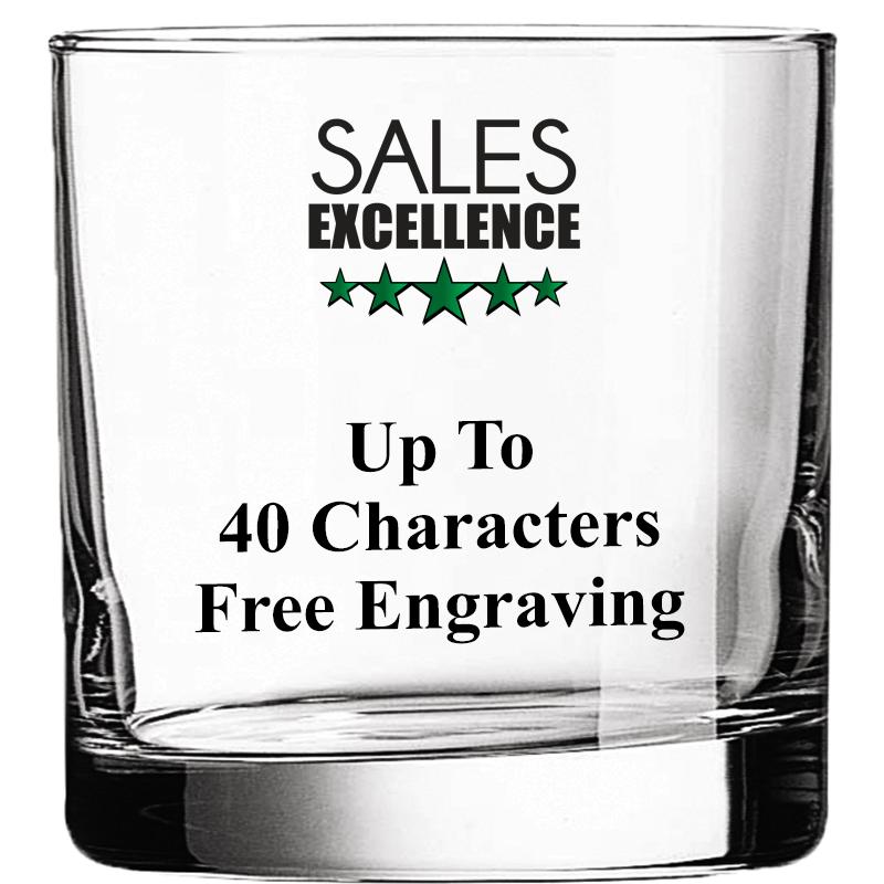 CLR DBL OLD FASHN 10.5OZ GLASS