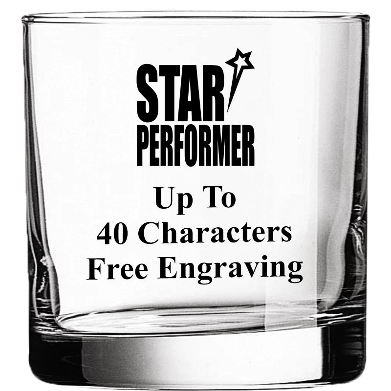 CLR DBL OLD FASHN 10.5OZ GLASS