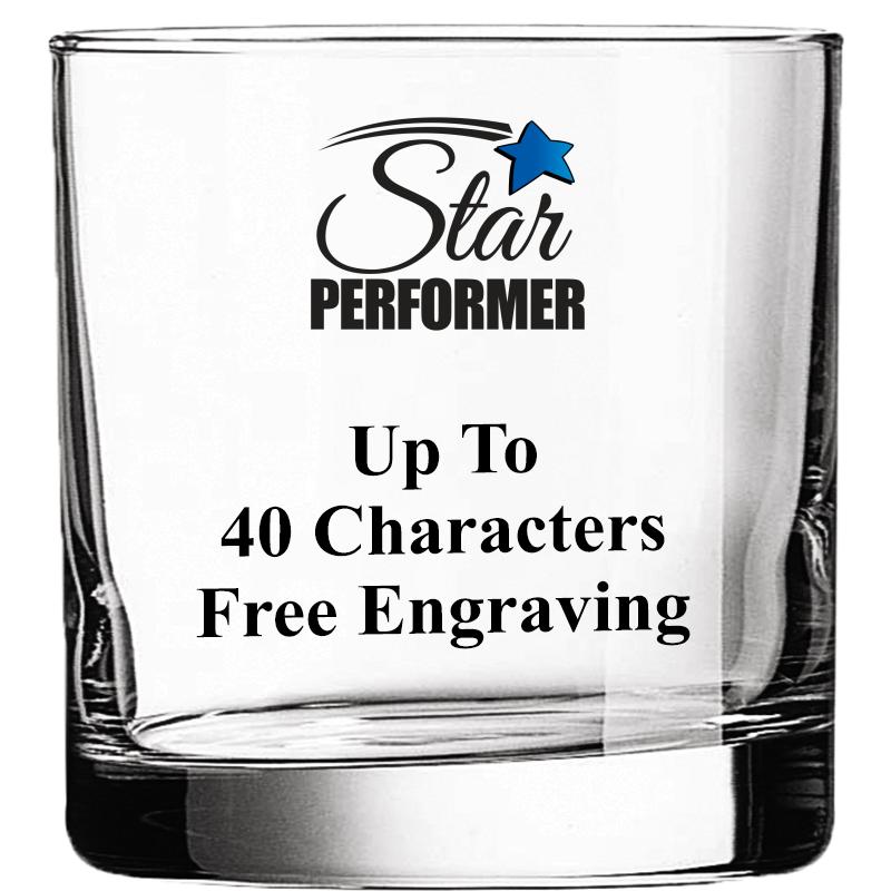 CLR DBL OLD FASHN 10.5OZ GLASS