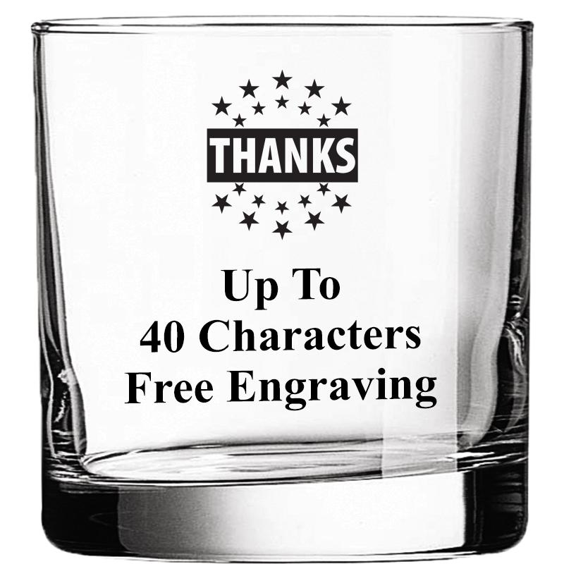 CLR DBL OLD FASHN 10.5OZ GLASS