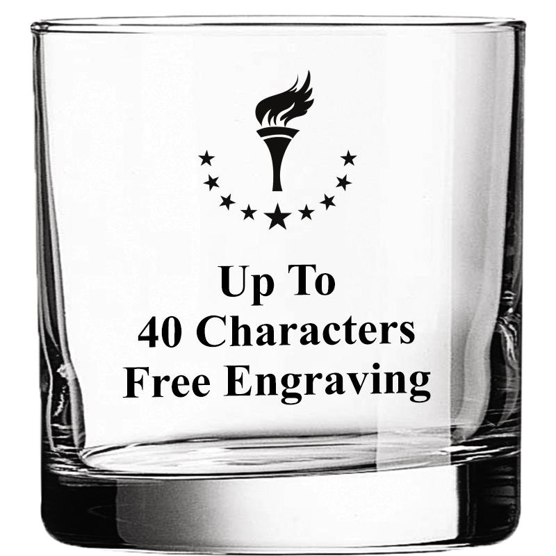 CLR DBL OLD FASHN 10.5OZ GLASS