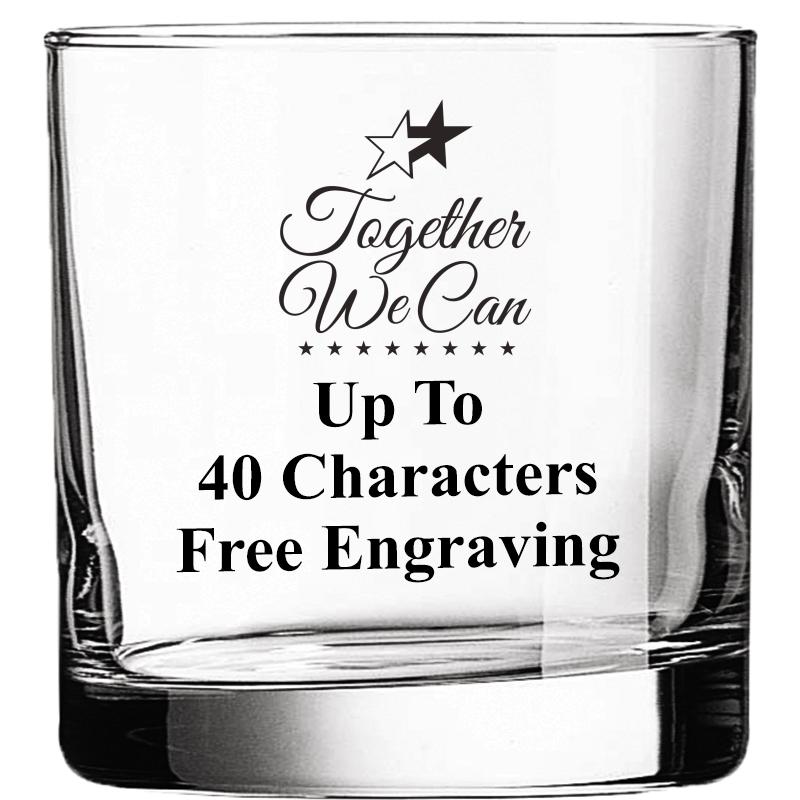 CLR DBL OLD FASHN 10.5OZ GLASS