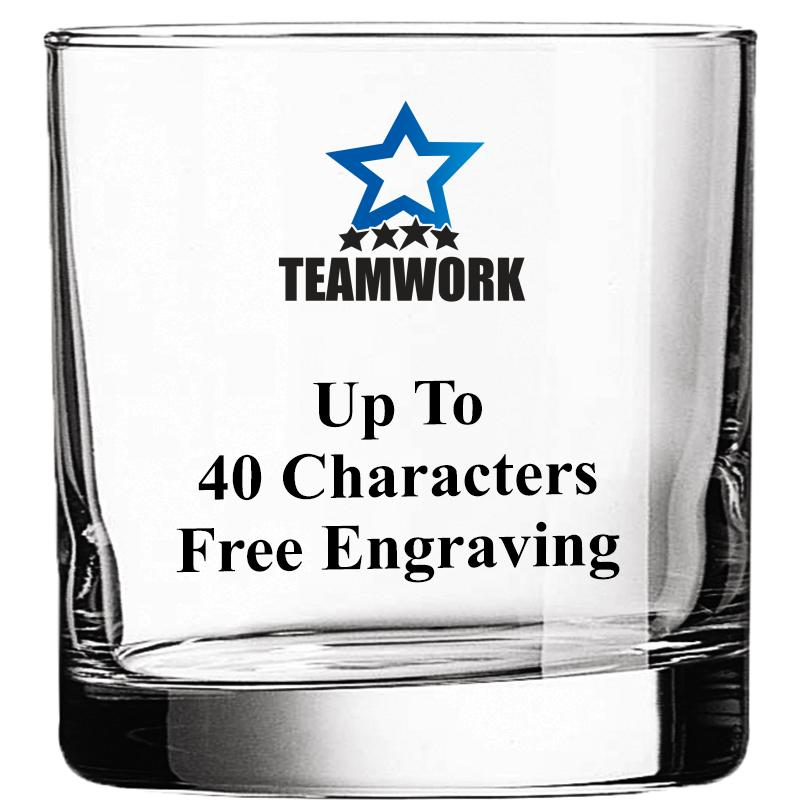 CLR DBL OLD FASHN 10.5OZ GLASS