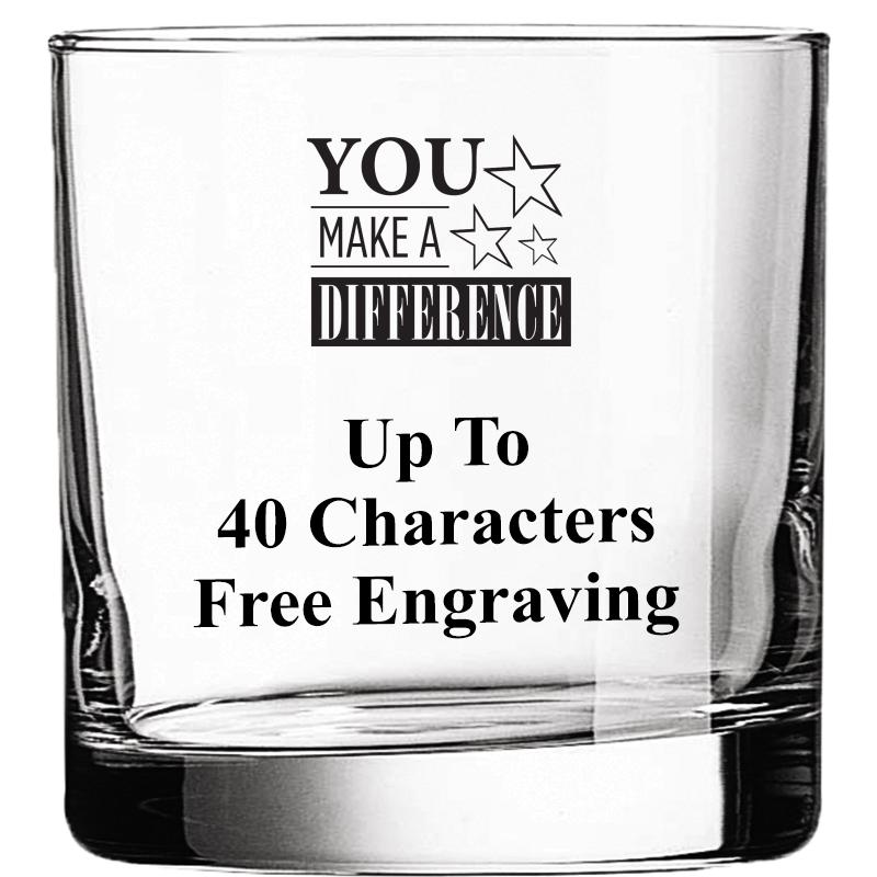 CLR DBL OLD FASHN 10.5OZ GLASS