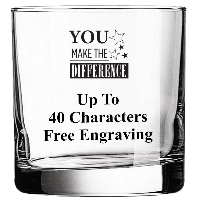 CLR DBL OLD FASHN 10.5OZ GLASS