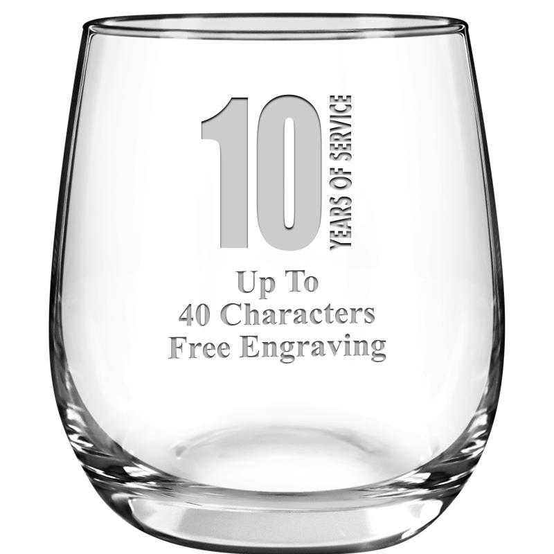 8.8oz FORTUNATO STEMLESS WN GL