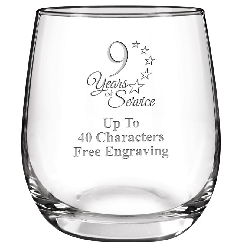 8.8oz FORTUNATO STEMLESS WN GL