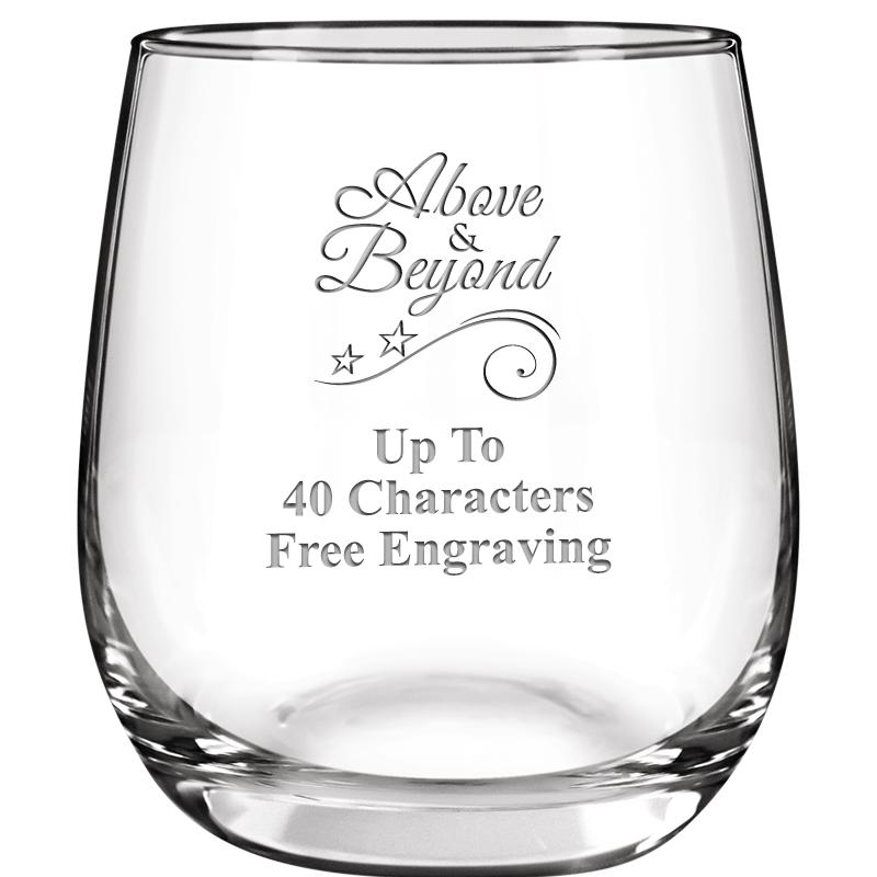 8.8oz FORTUNATO STEMLESS WN GL