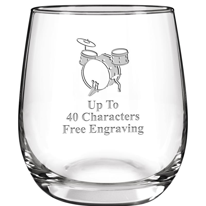 8.8oz FORTUNATO STEMLESS WN GL