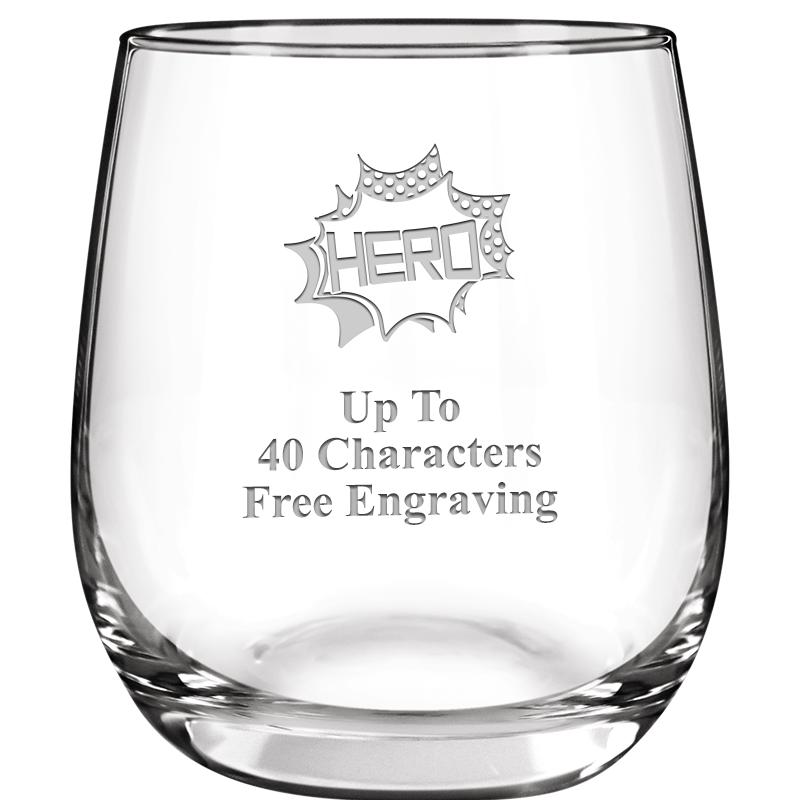 8.8oz FORTUNATO STEMLESS WN GL