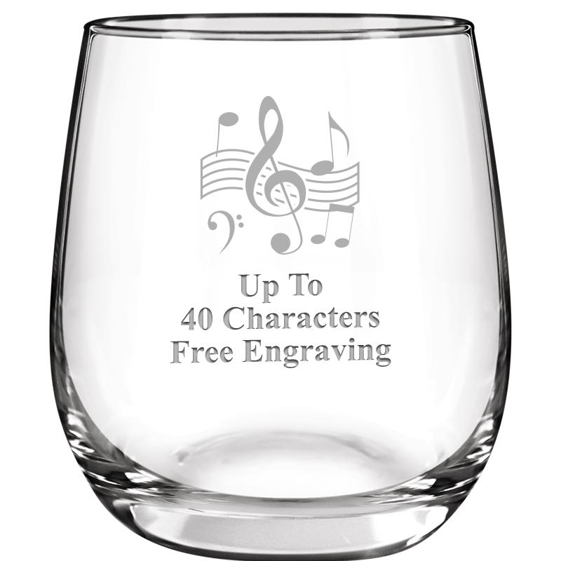 8.8oz FORTUNATO STEMLESS WN GL